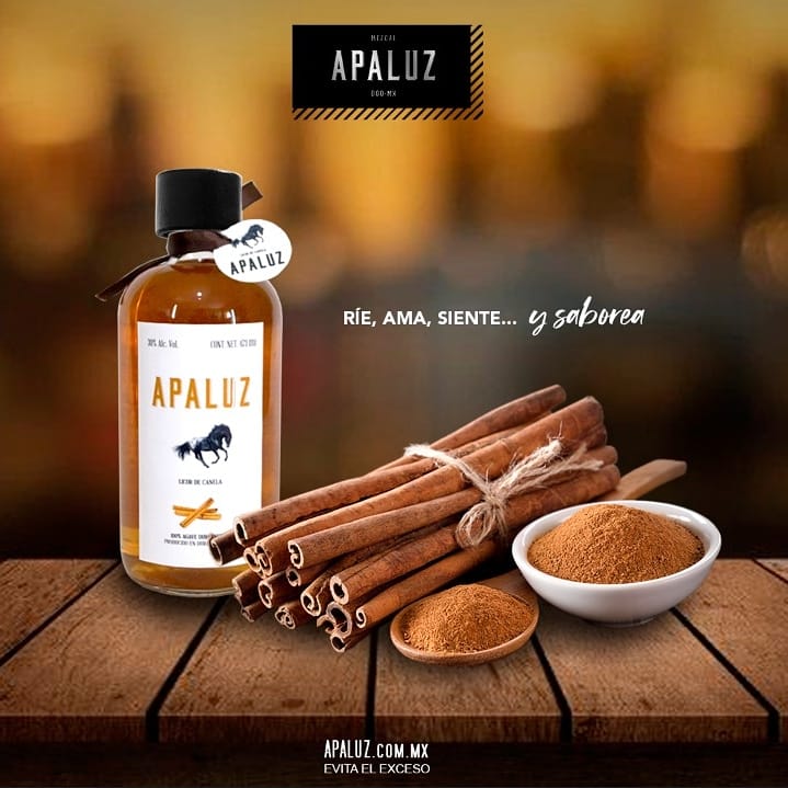 Licor de Mezcal APALUZ Canela